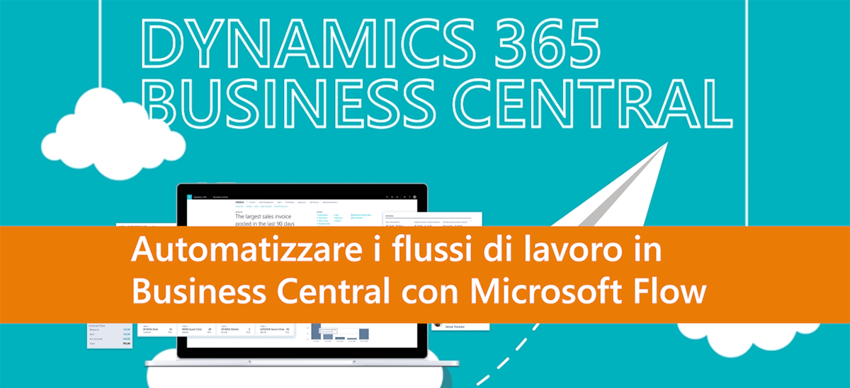 Dynamics 365 Business Central: estensione con Microsoft Flow