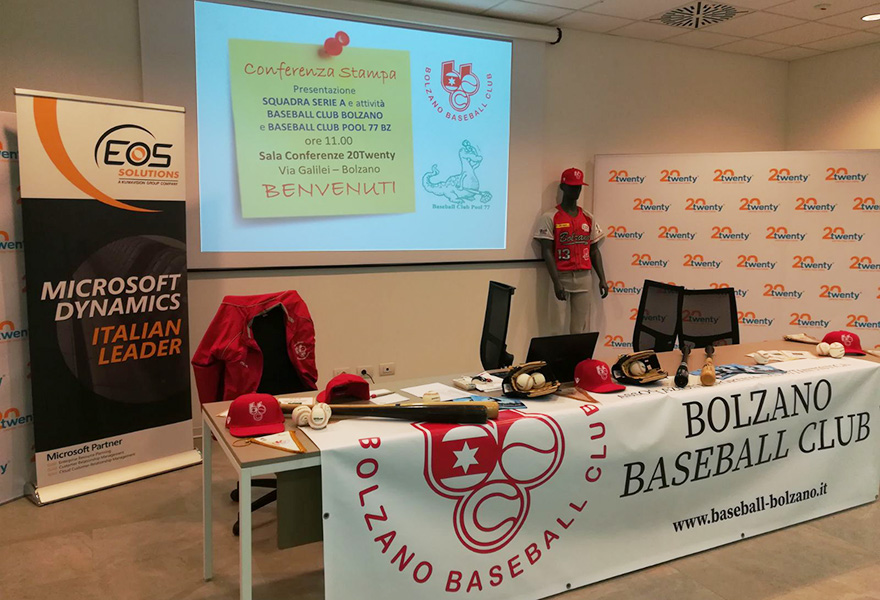 EOS Solutions, sponsor ufficiale Bolzano Baseball Club