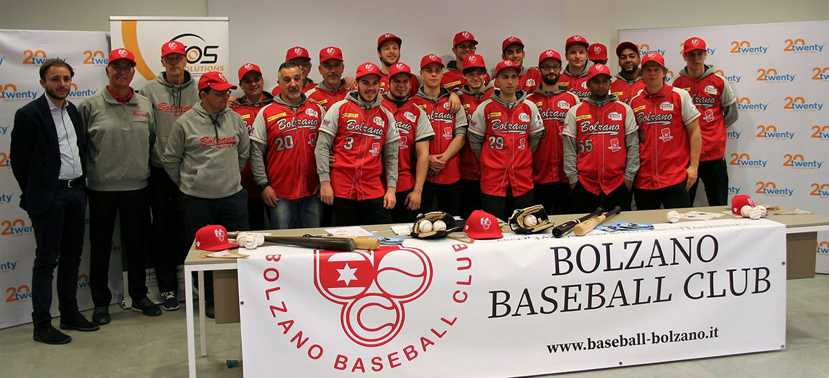 EOS Solutions è sponsor ufficiale del Bolzano Baseball Club