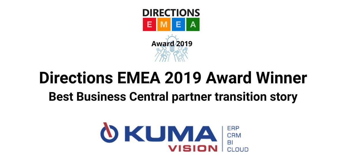 KUMAVISION premiata a Directions EMEA per il miglior progetto di transizione al SaaS